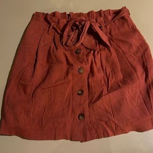Paper bag skirt